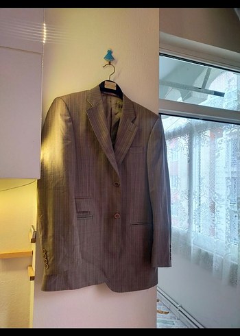 Gri Düğmeli Kadın Blazer Ceket - Görsel 2