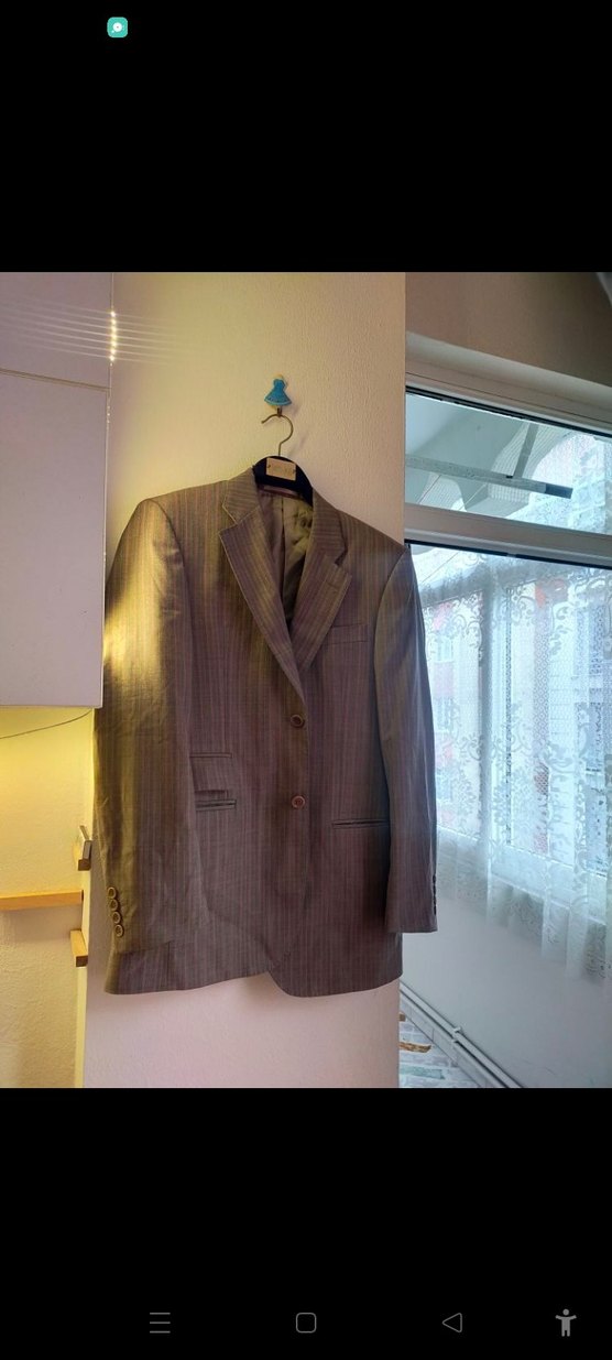 Gri Düğmeli Kadın Blazer Ceket - Görsel 2