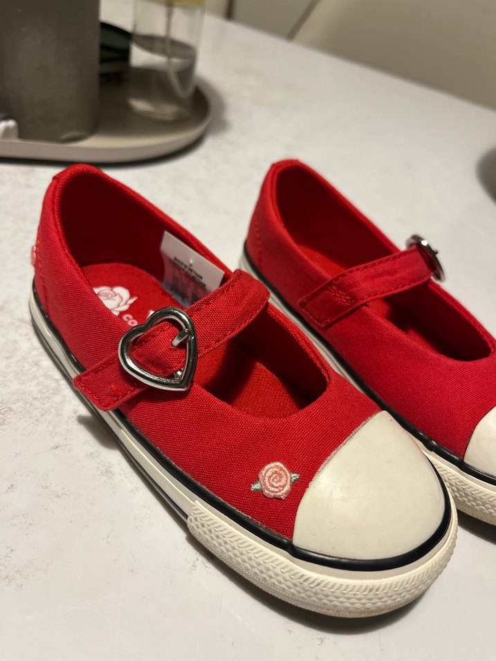 Converse Kız Çocuk Kırmızı Tokalı Babet - Görsel 2