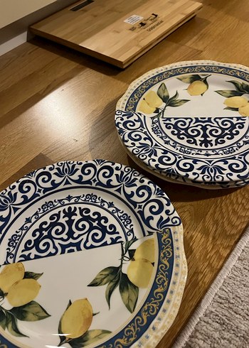 Karaca Limon desenli dekoratif tabak - Görsel 2