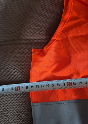 xl Beden Reflektörlü Turuncu Erkek Yelek
