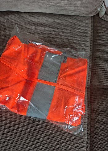 xl Beden turuncu Renk Reflektörlü Turuncu Erkek Yelek