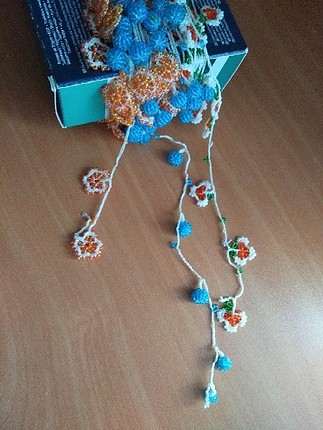 boncuk oyası kolye tasarımları için veya yazma için