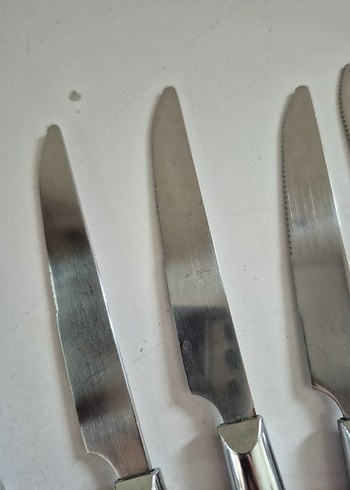 Beden Kırmızı Saplı 12 Parça Bıçak Seti