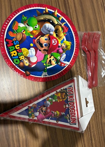 Mario doğum günü konsept - Görsel 5