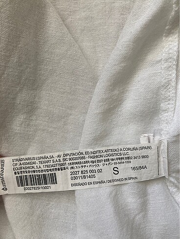 s Beden beyaz Renk stradivarius keten gömlek
