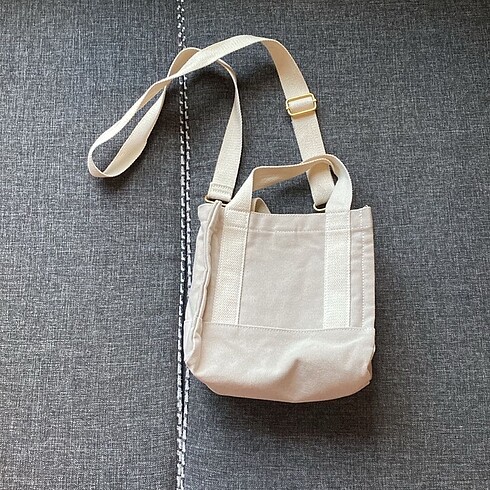  Beden ten rengi Renk pull & bear kanvas tote çanta