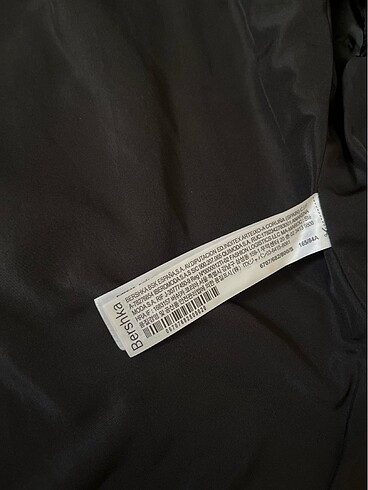 s Beden siyah Renk bershka suni deri ceket