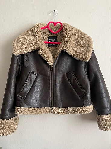 zara suni kürklü biker ceket