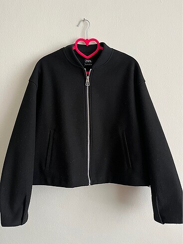 Zara zara bomber siyah ceket