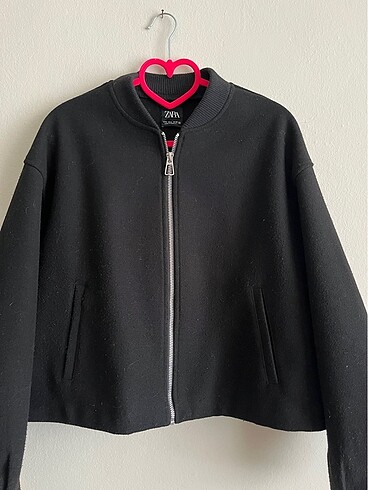 s Beden zara bomber siyah ceket