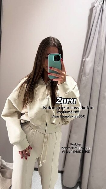 zara fermuarlı krem sweatshirt