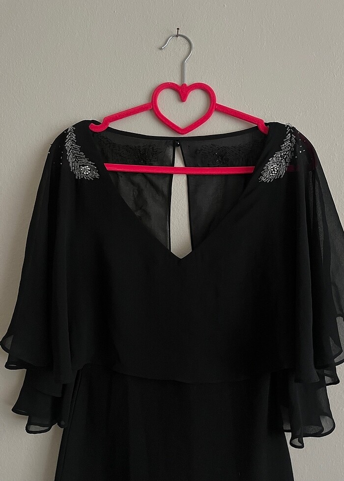 forever new kısa siyah abiye - Görsel 2