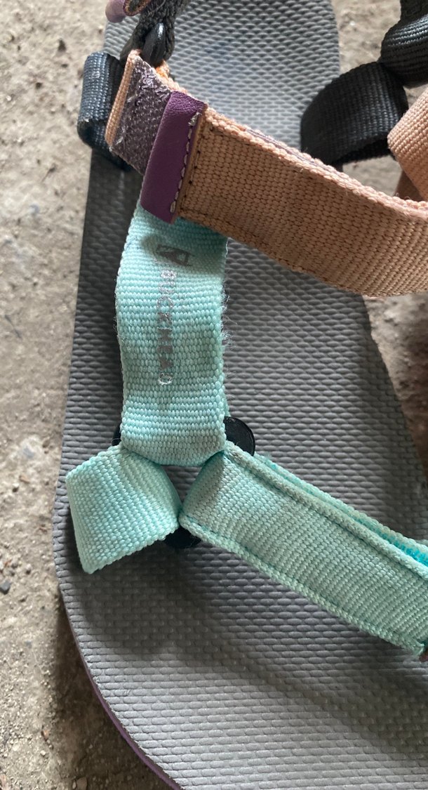 Renkli Kız çocuk  Dolgu Topuklu Sandalet Velcro - Görsel 2