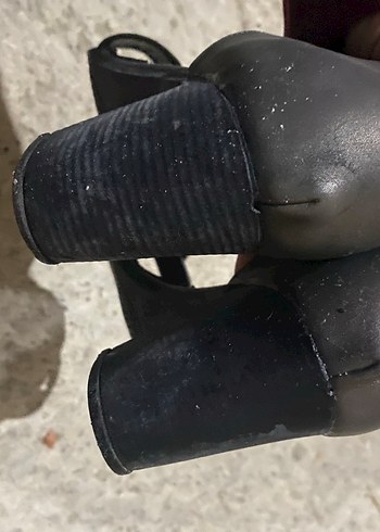 37 Beden gri Renk Gri Kadın Dolgu Topuklu Tokalı Ayakkabı