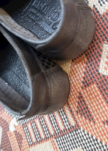 Kızgın Siyah Yılan Desenli Tokalı Erkek Loafer - Görsel 7