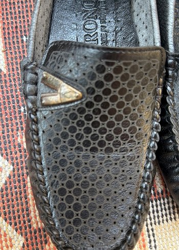 Kızgın Siyah Yılan Desenli Tokalı Erkek Loafer - Görsel 3