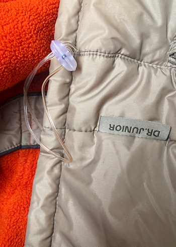 Kapüşonlu Fermuarlı Kahverengi Erkek Çocuk Mont - Görsel 11