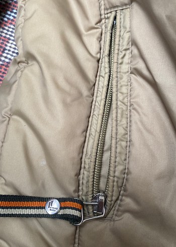 Kapüşonlu Fermuarlı Kahverengi Erkek Çocuk Mont - Görsel 5