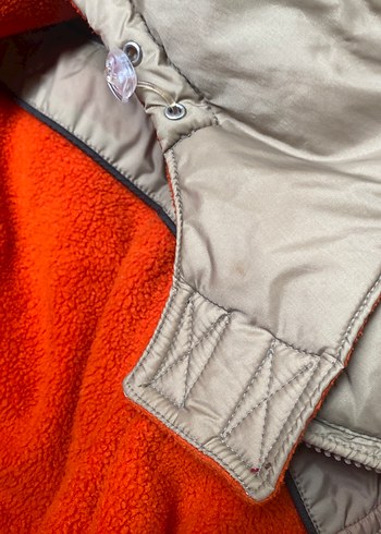 Kapüşonlu Fermuarlı Kahverengi Erkek Çocuk Mont - Görsel 9