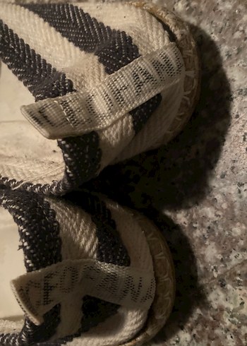 Kahverengi Zebra Desenli Dolgu Topuklu Kadın Espadril - Görsel 6