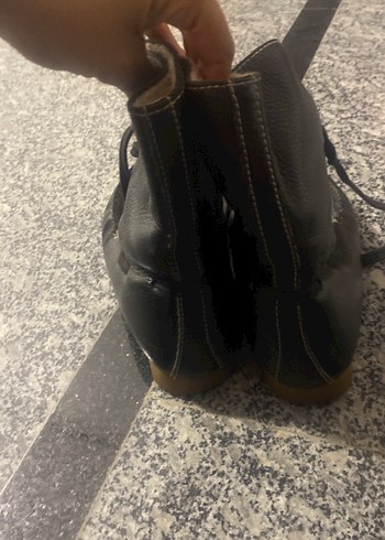 39 Beden siyah Renk Tokalı Siyah kadın Botu