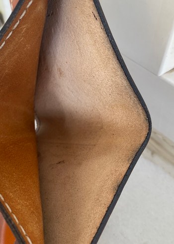 Koyu Kahverengi Punk Desenli Erkek Cüzdan - Görsel 6