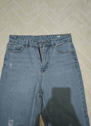 36 Beden mavi Renk Mom Jean 