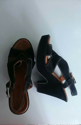 39 Beden siyah Renk Hotiç sandalet 
