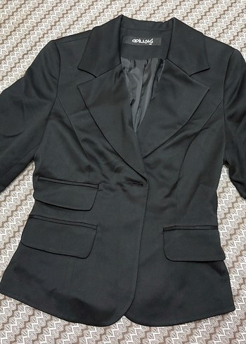 Siyah Kadın Blazer Ceket Adil Işık