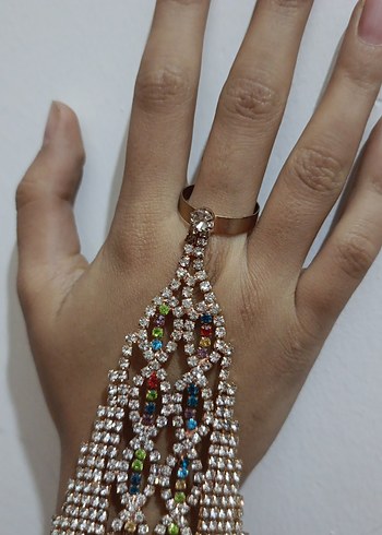 Renkli Boncuklu Kadın El Zinciri - Görsel 5