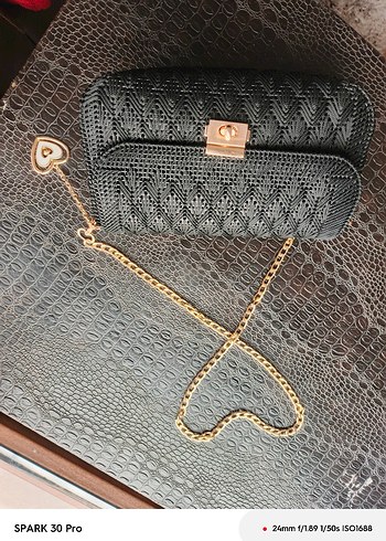 Zincir Detaylı Siyah Örgü Kadın Çanta - Görsel 4