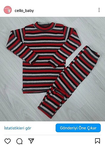 Fitilli çocuk takım 