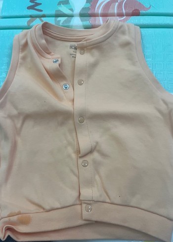 Bebek Düğmeli Kolsuz Yelek - Görsel 2