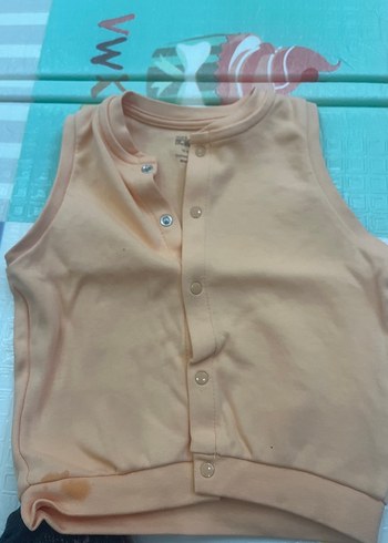 Bebek Düğmeli Kolsuz Yelek - Görsel 3