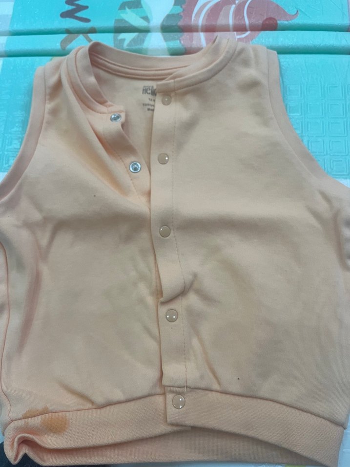 Bebek Düğmeli Kolsuz Yelek - Görsel 2