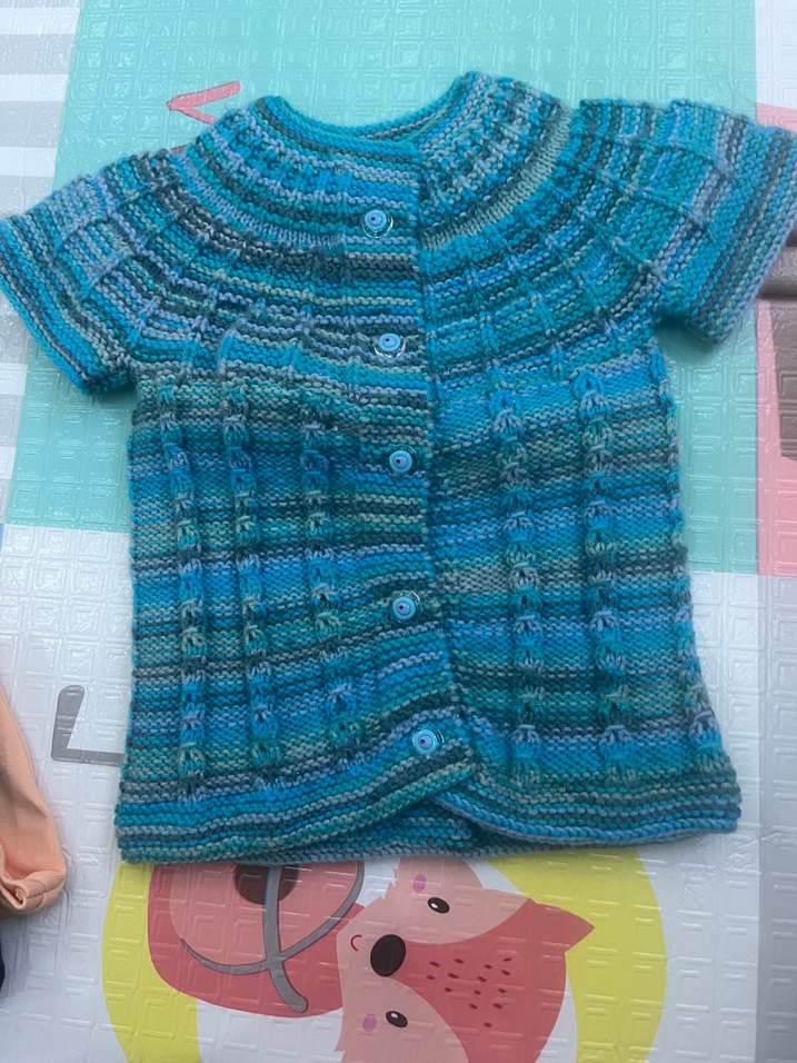 Kısa Kollu Örgü yelek - Görsel 2