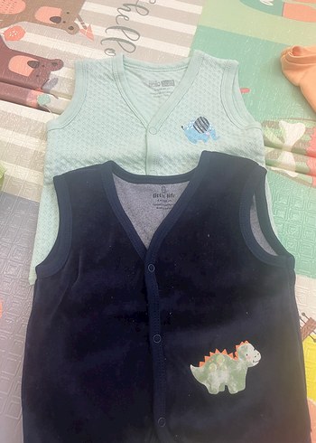 Düğmeli Erkek Çocuk Kolsuz Yelek - Görsel 3