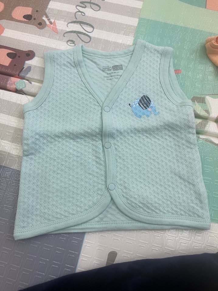 Düğmeli Erkek Çocuk Kolsuz Yelek - Görsel 2