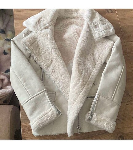 Sheinside İçi kürklü deri ceket