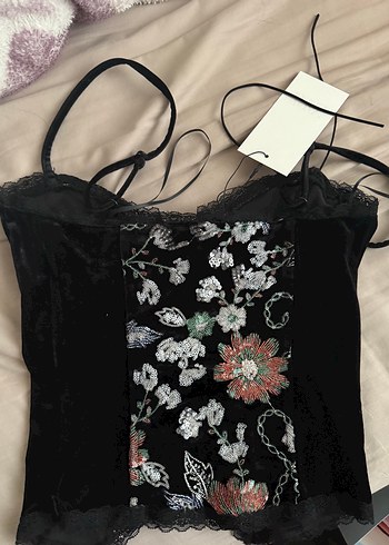 Zara İşlemeli Korse - Görsel 3
