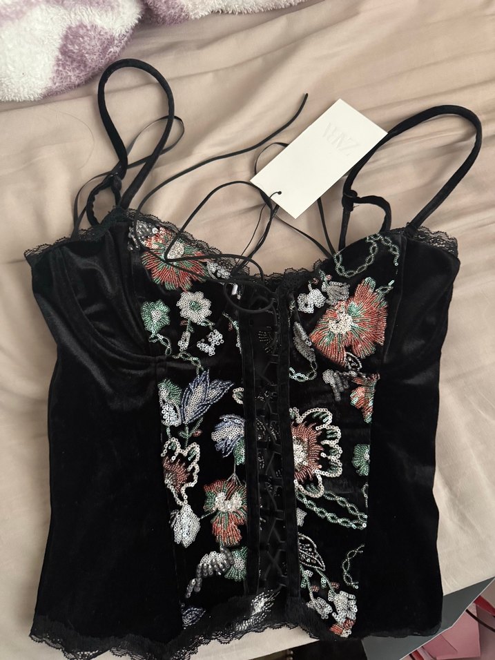 Zara İşlemeli Korse - Görsel 2