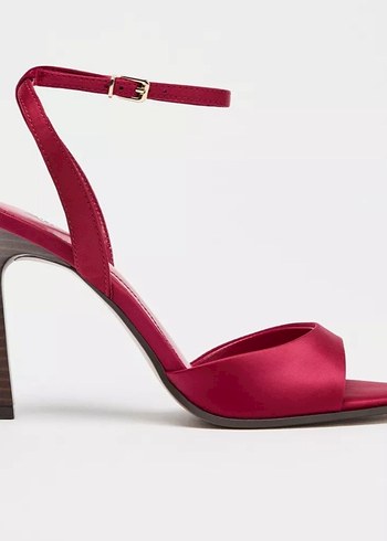 Zara zara kırmızı Topuklu Ayakkabı