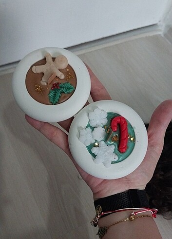 Yılbaşı temalı set Mum