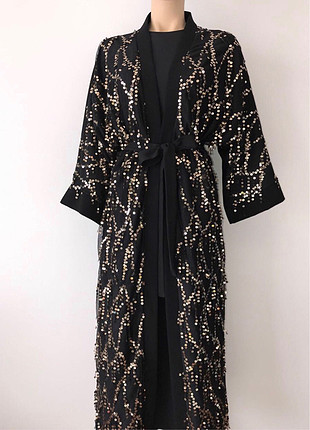 Payetli abaya