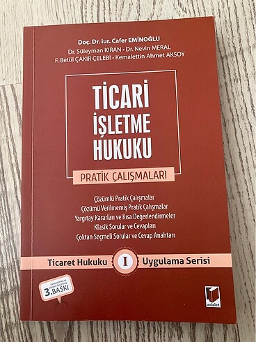 Ticari işletme hukuku pratik çalışma
