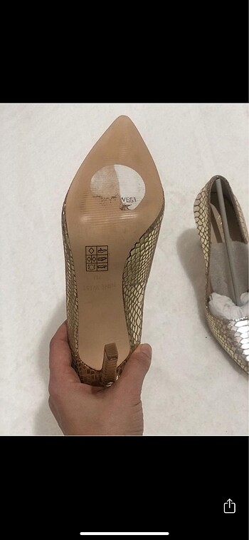 37 Beden altın Renk Nine West Gold Stiletto