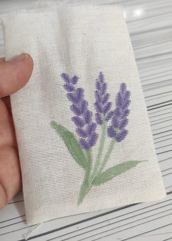 Lavanta Desenli Bohem Küçük Kese Çanta - Görsel 9