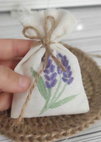 Lavanta Desenli Bohem Küçük Kese Çanta - Görsel 10