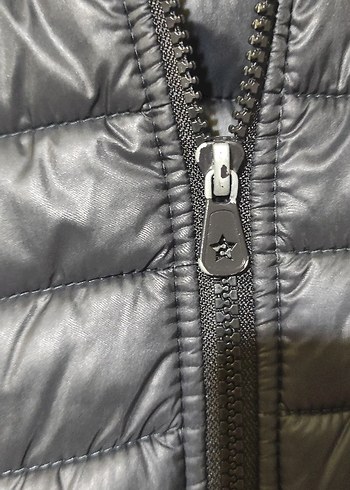 Siyah Kapüşonlu Genç Kız/ Kadın Kışlık Mont - Görsel 3